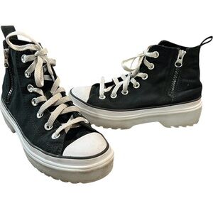 Converse High-Top Black Canvas Sneakers